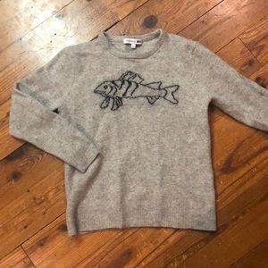 JW Anderson for uniqlo fish sweater 100% wool